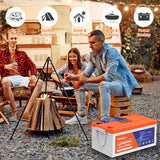 Temgot LiFePO4 12V 300Ah 3840Wh Self-Heating Battery with Touchable LCD Screen, Built-in 200A BMS & Bluetooth, 5000+ Cycles, Perfect for RVs, Motorhomes, Off Grid, Trailer & Camper