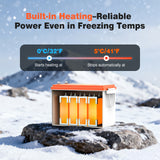 Built in Heating function of Temgo 12V 300Ah lithium battery