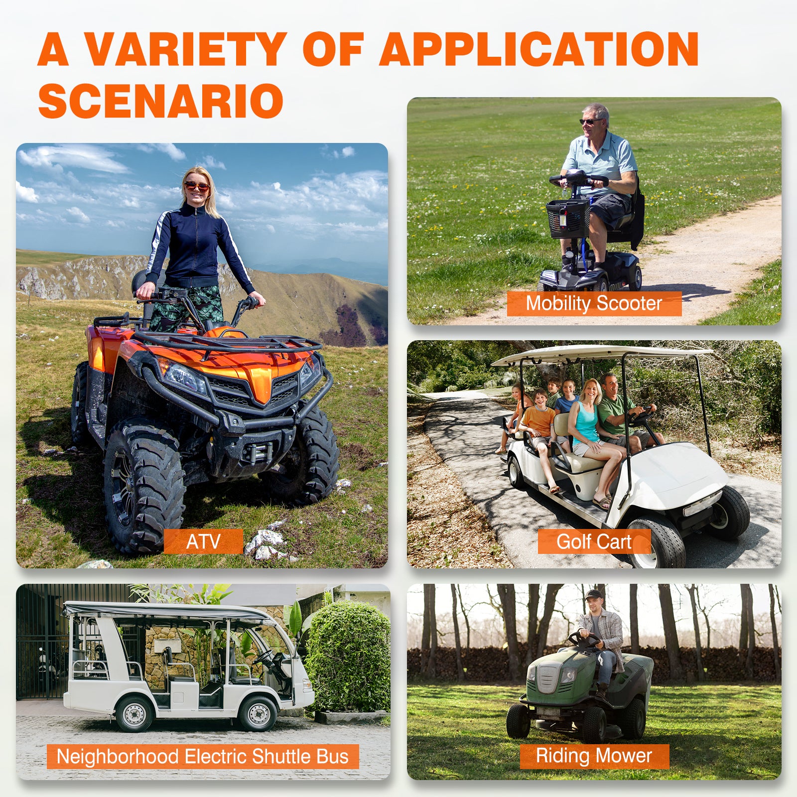 Temgo 48V 105Ah 5.37kWh Lithium Golf Cart Battery with SOC Indicator Display, Built-in 200A BMS & Bluetooth, 4000+ Cycles & IP67, 16S1P