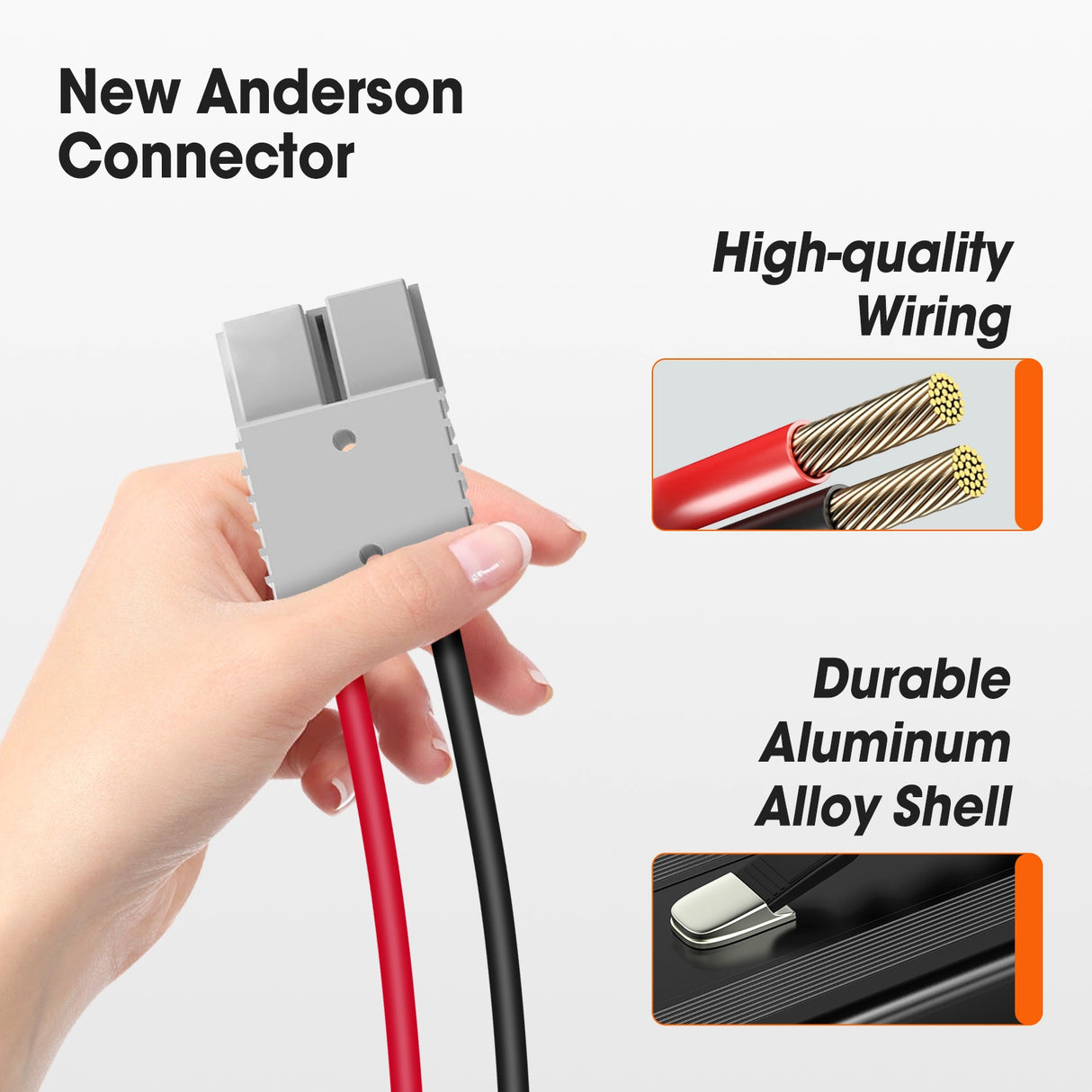 Temgo 14.6V 70A LiFePO4 Battery Charger, Fast Charging Lithium Battery Charger with Smart Activation, LED Indicator, Wire Lugs & Full Protection