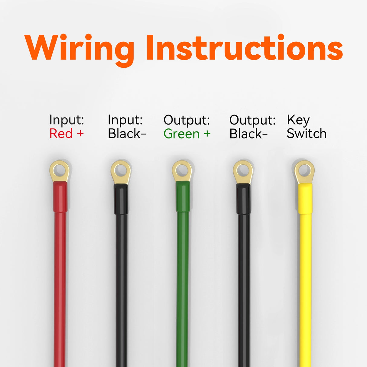 Temgo 48V/72V to 12V Golf Cart Voltage Converter, 25A 335W DC to DC Buck Power Supply