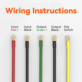 Temgo 48V/72V to 12V Golf Cart Voltage Converter, 25A 335W DC to DC Buck Power Supply