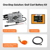 Temgot 48v(51.2V) 150ah Lithium Golf Cart Battery