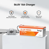 Temgo 51.2V 150ah Lithium Golf Cart Battery