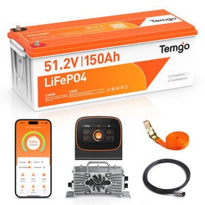 48 Volt (51.2V) 150Ah Lithium Golf Cart Battery ABS