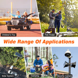 12.8V 12AH LiFePO4 Battery, Built-in 12A BMS, 5000+ Deep Cycle